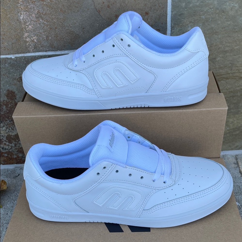 Etnies Men's Serin in white leather